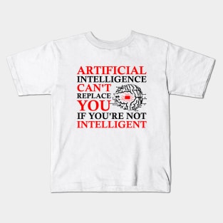 Artificial Intelligence Algorithm Programmer AI Developer Kids T-Shirt